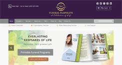 Desktop Screenshot of funeralpamphlets.com