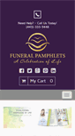 Mobile Screenshot of funeralpamphlets.com